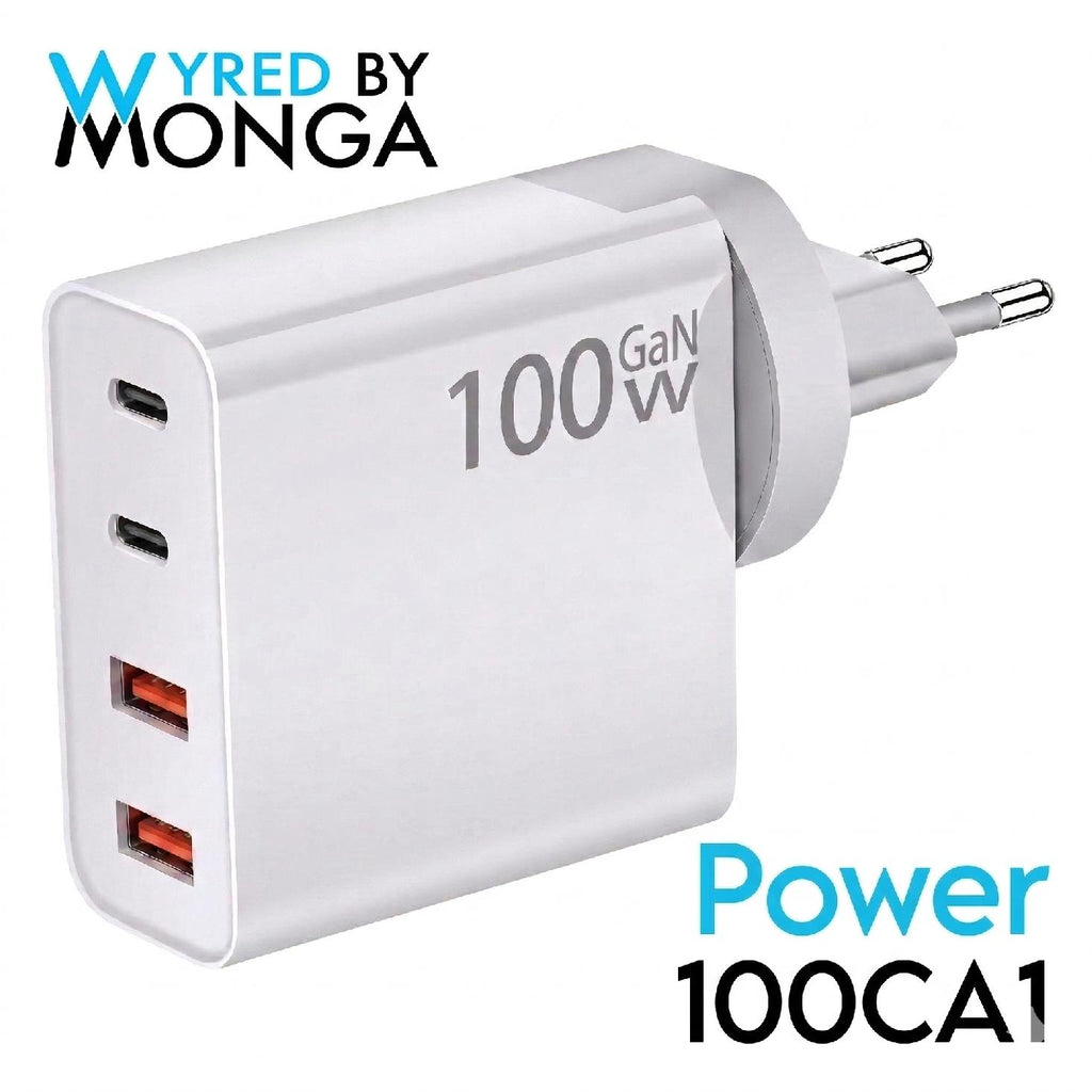 Încărcător rapid GaN de 100 W Power 100CA1 - 4 porturi