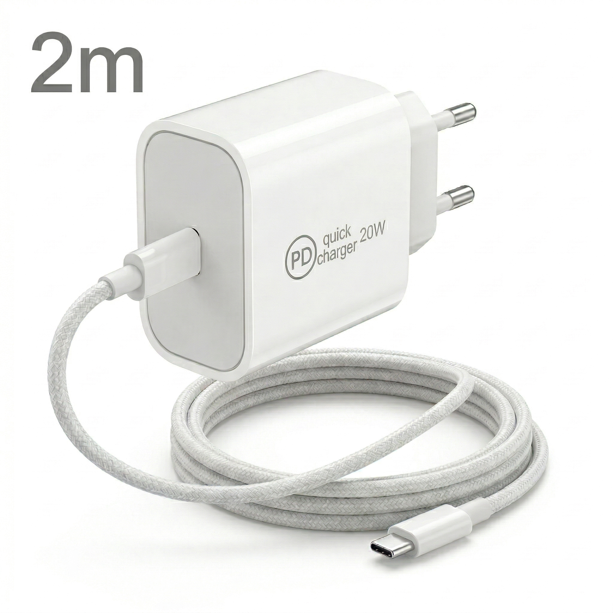 Încărcător de perete Power 20C, 20W USB-C Power Delivery, Universal, Alb