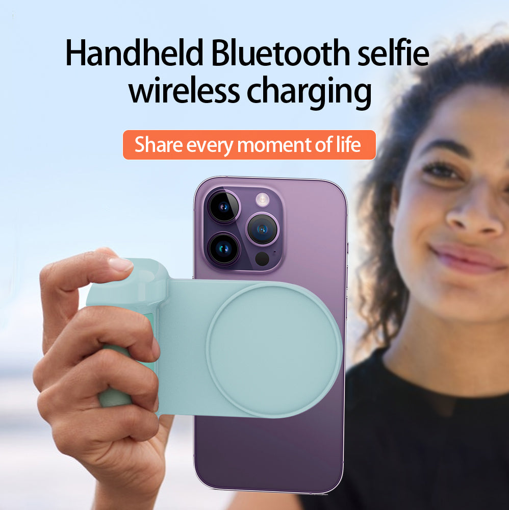 Baterie externă magnetică Snap cu declanșator Bluetooth pentru cameră foto - Compatibilă MagSafe, 5000 mAh