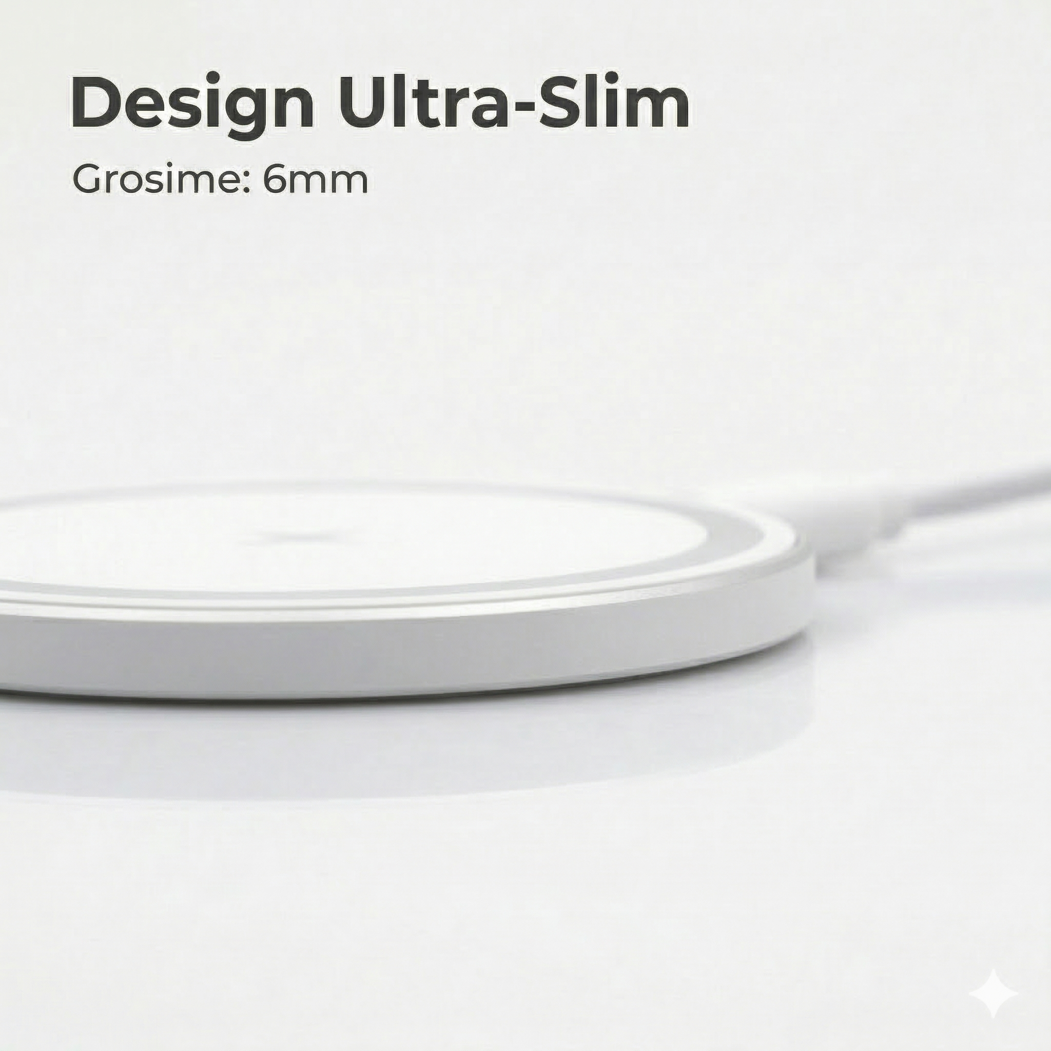 Încărcător wireless magnetic Air M1 – 15W, USB-C & A hibrid