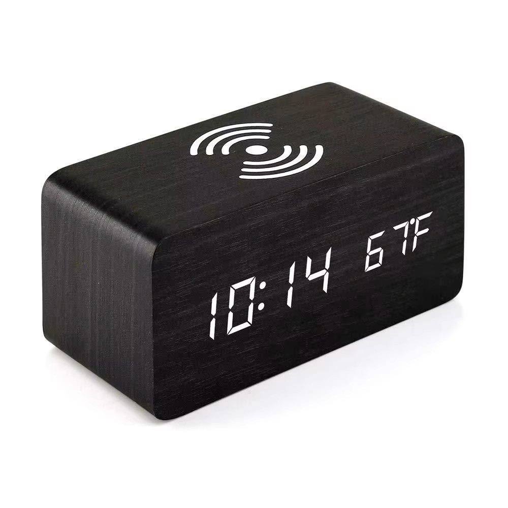 Încărcător wireless Natur AC 10W cu interfață LED digitală