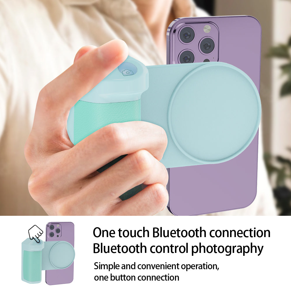 Baterie externă magnetică Snap cu declanșator Bluetooth pentru cameră foto - Compatibilă MagSafe, 5000 mAh