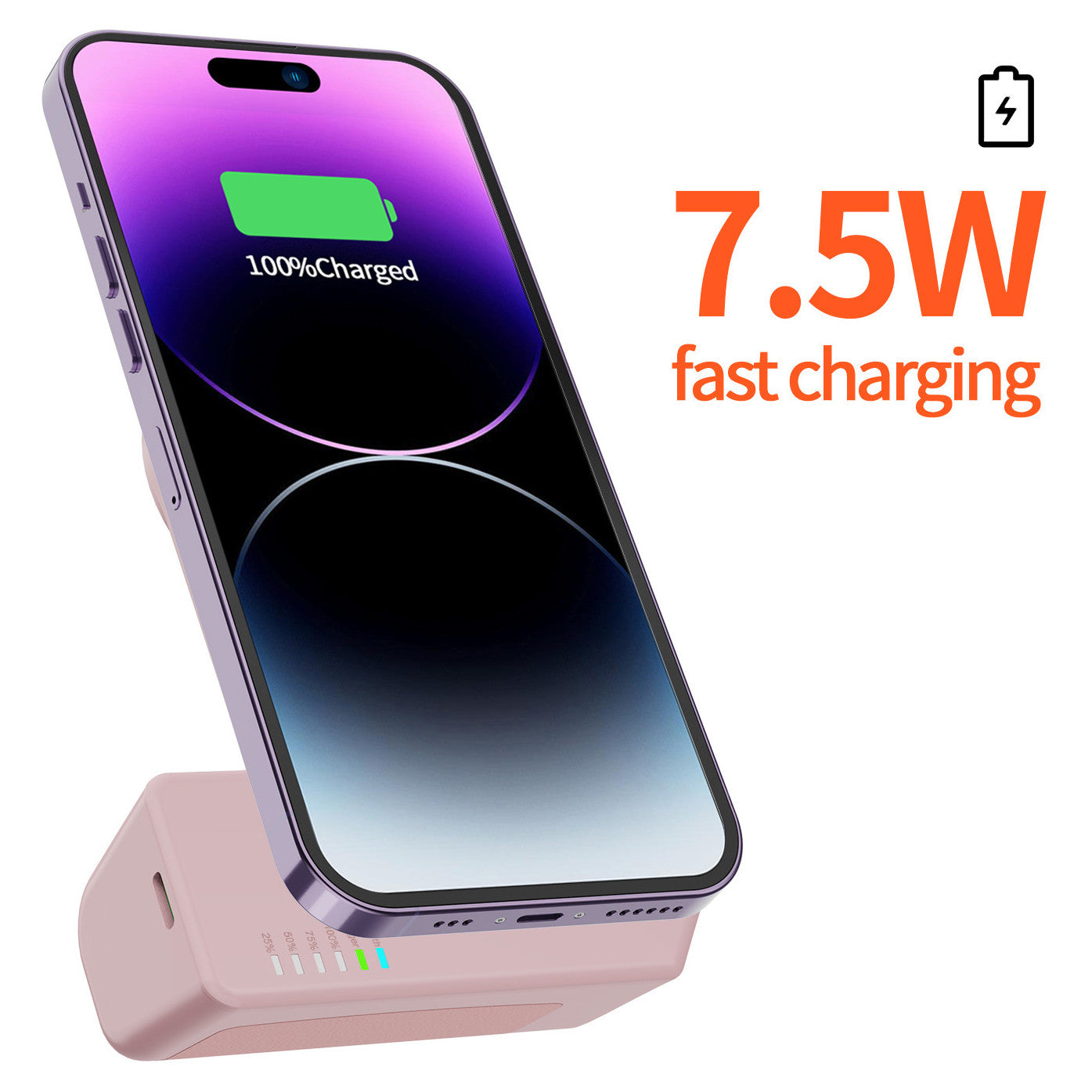 Baterie externă magnetică Snap cu declanșator Bluetooth pentru cameră foto - Compatibilă MagSafe, 5000 mAh