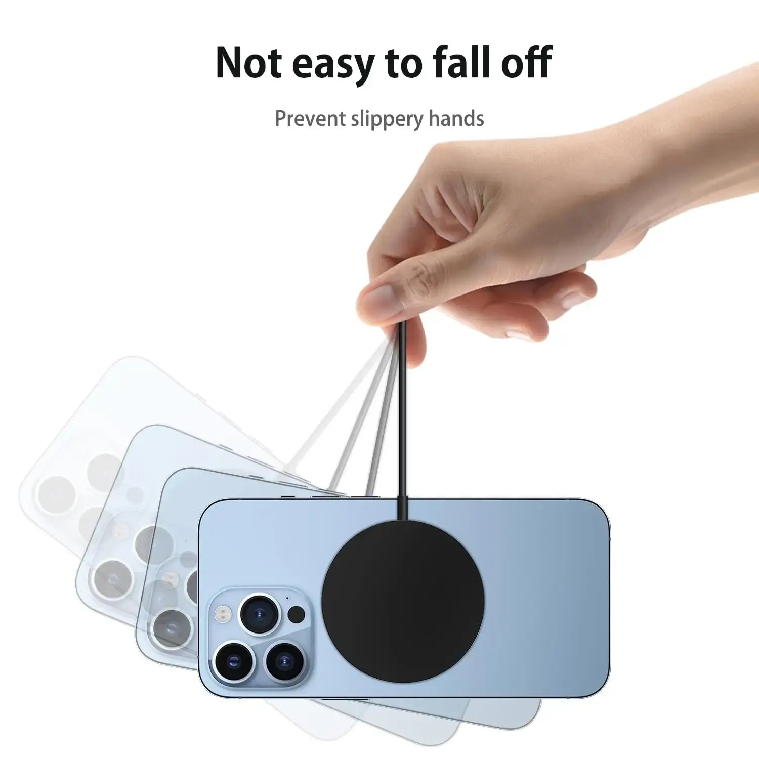 Încărcător wireless magnetic Air M1 – 15W, USB-C & A hibrid