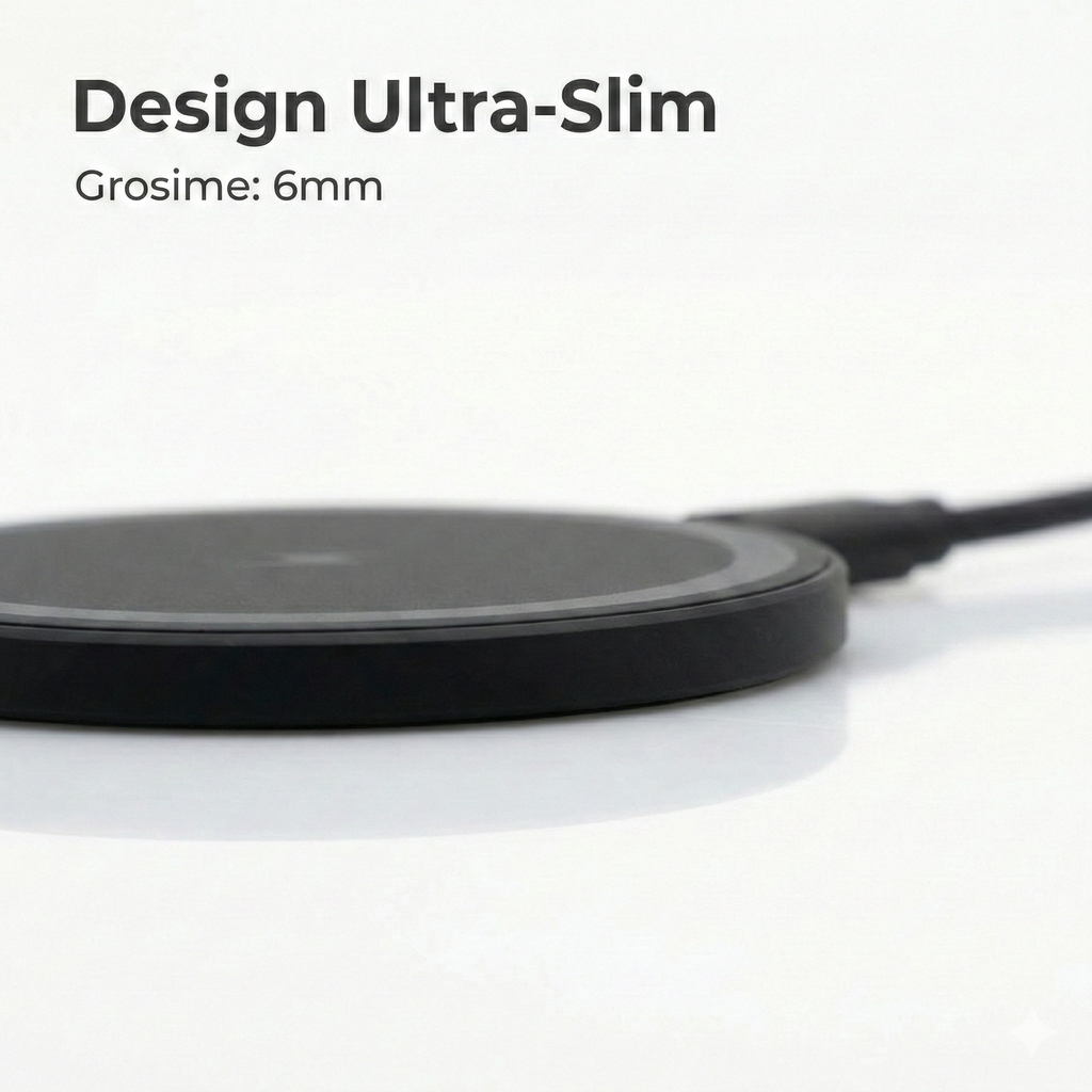 Încărcător wireless magnetic Air M1 – 15W, USB-C & A hibrid
